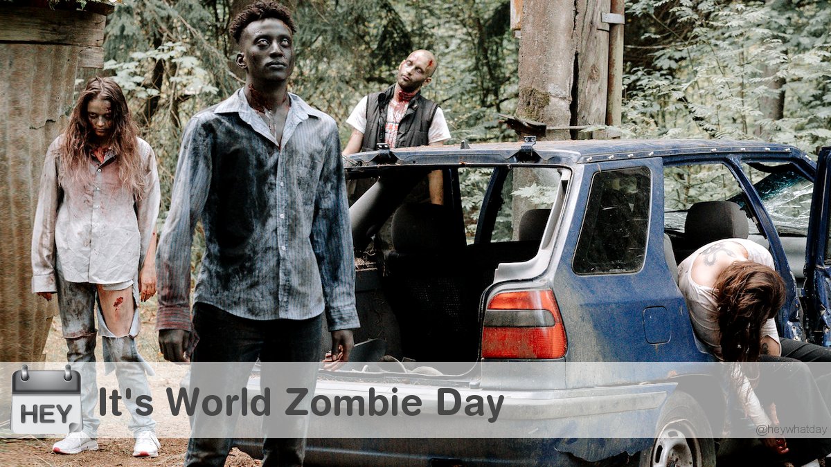 HeyWhatDay's tweet image. It's World Zombie Day! 
#ZombieDay #Zombies #Unalive