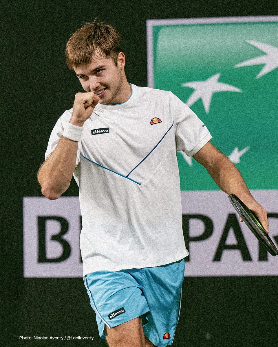 ATPChallenger's tweet photo. The dream continues for Arthur Fery 💫

The 21-year-old advances to his first ever Challenger final after battling past Escoffier 6-4, 1-6, 6-4 at the @OpenVendee!

#ATPChallenger | @the_LTA https://t.co/RIyk0ym1LG