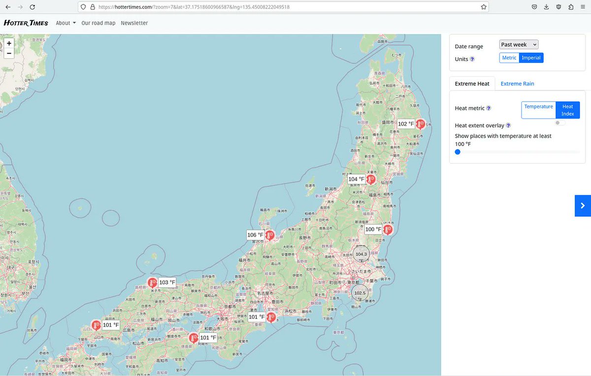 Japan has been in a long heat wave this summer and fall. Water temperatures have increased so much that salmon are disappearing, leading to 8 out of 10 bear cubs starving to death.

hottertimes.substack.com/p/the-many-fac…

#climatechange #ClimateAction #heatwave #japan #DataVisualization