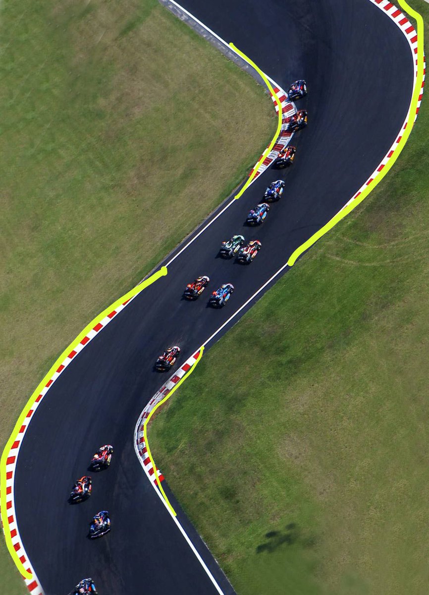 ACLara80's tweet photo. @F1 what a circus 🎪 🤡 the time deleted laps in 🇶🇦 and 🇦🇹 , the simplest solution is to draw the track line OUTSIDE the pianos 🎹 Qatar 🇶🇦 have the right piano design, to don’t go faster outside of it, just move the line!!!! https://t.co/ckQUZsw9Jw