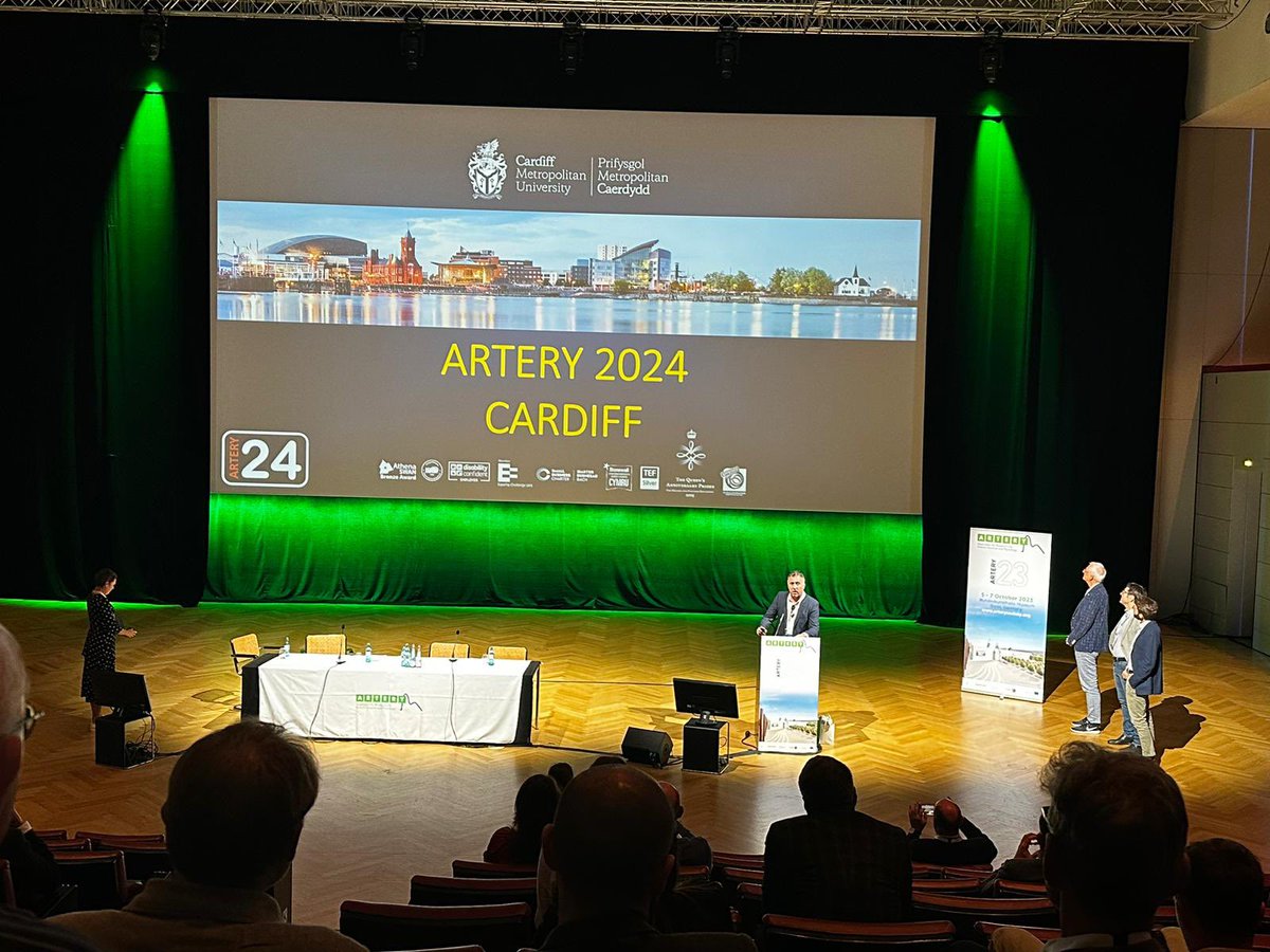 Barry McDonnell PhD (@bjmcdonnell_phd) on Twitter photo Delighted to promote that we will be hosting Artery 2024 in Cardiff next year. We hope to see as many <a href="/ArterySociety/">ARTERY Society</a> <a href="/NAASociety/">North American Artery Society</a> <a href="/VascAgeNet/">VascAgeNet</a> & <a href="/NCRN_Wales/">National Cardiovascular Research Network</a> members there as possible. <a href="/BHFCymru/">BHF Cymru</a> <a href="/StrokeHubWales/">Stroke Hub Wales</a> <a href="/lshubwales/">Life Sciences Hub Wales</a> <a href="/cardiffmet/">Cardiff Metropolitan University</a> <a href="/CardiffMetRIS/">Cardiff Met Research & Innovation Services</a> Delighted to promote that we will be hosting Artery 2024 in Cardiff next year. We hope to see as many <a href="/ArterySociety/">ARTERY Society</a> <a href="/NAASociety/">North American Artery Society</a> <a href="/VascAgeNet/">VascAgeNet</a> & <a href="/NCRN_Wales/">National Cardiovascular Research Network</a> members there as possible. <a href="/BHFCymru/">BHF Cymru</a> <a href="/StrokeHubWales/">Stroke Hub Wales</a> <a href="/lshubwales/">Life Sciences Hub Wales</a> <a href="/cardiffmet/">Cardiff Metropolitan University</a> <a href="/CardiffMetRIS/">Cardiff Met Research & Innovation Services</a>