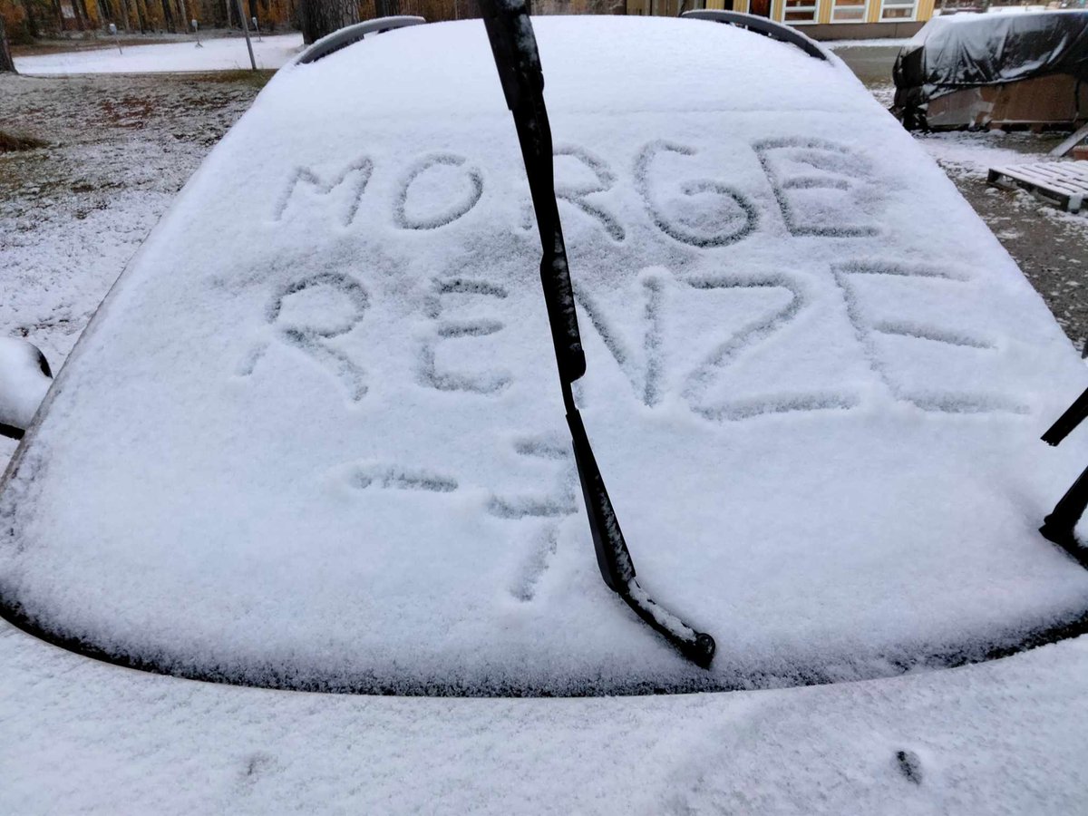 Renze60's tweet photo. @janvissersweer Foto uit Vaster Gafsele Noord Zweden die ik vanmorgen kreeg toegestuurd. https://t.co/GsXeSiRAMc