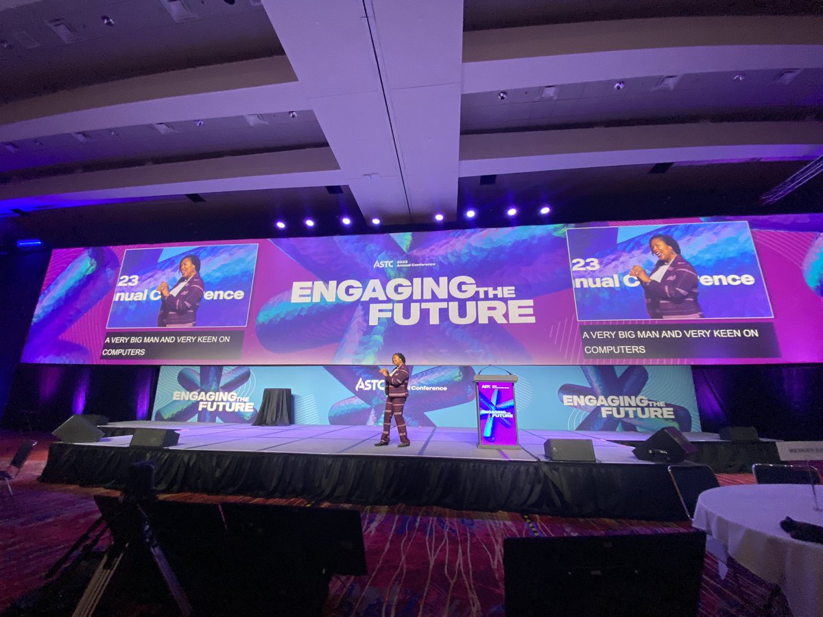 ScienceCenters's tweet photo. @discoveryplace @SpaceCenterHou @RBelljamie Already entranced by Opening Keynote Speaker @JedidahIslerPhD #ASTC2023 https://t.co/7ttIwjBH71