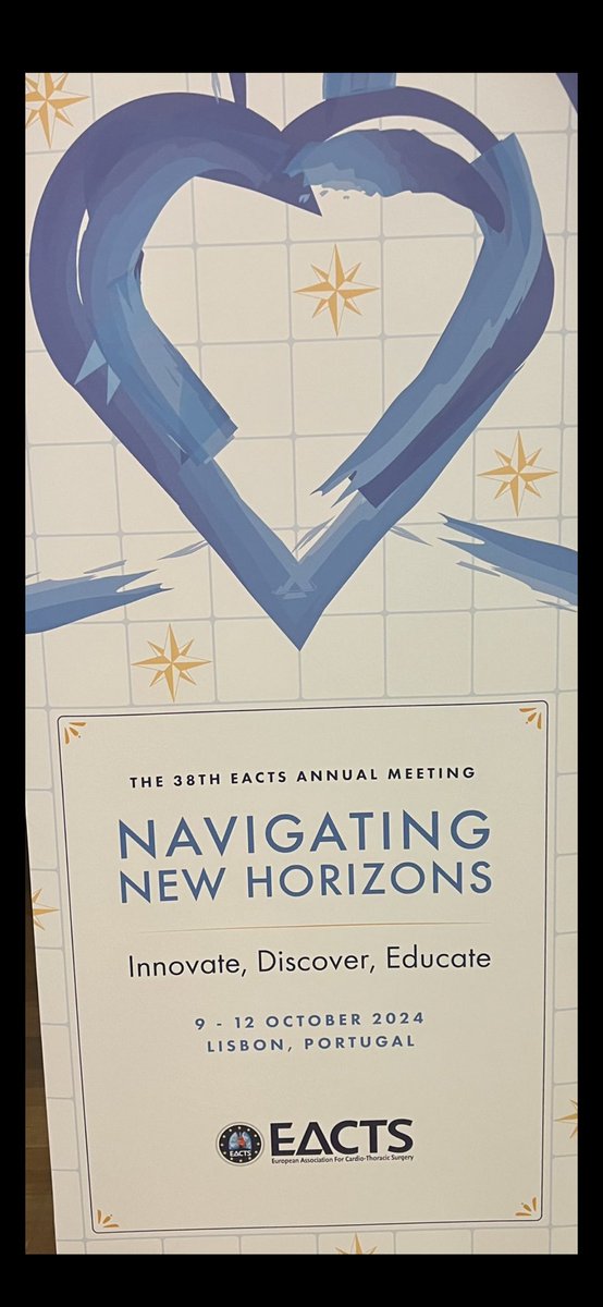 Congratulations all of whom participated actively for ⁦<a href="/EACTS/">EACTS</a>⁩ 2023. It was an awesome meeting. Great challenges ahead for 2024. ⁦<a href="/pomyers/">Patrick Myers</a>⁩ ⁦<a href="/rafasadaba/">Rafa Sádaba</a>⁩