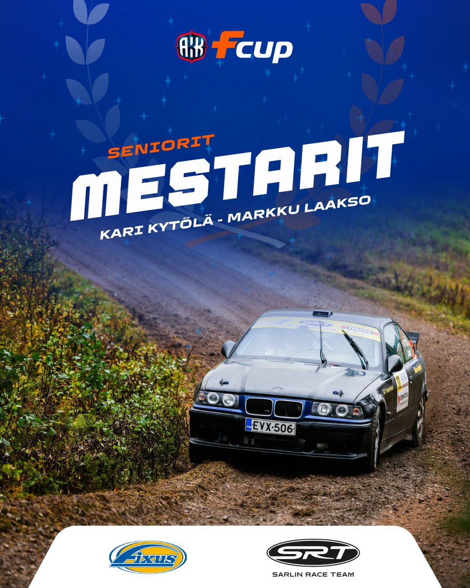 fcup_akk's tweet photo. Kari Kytölälle F-Cupin seniorimestaruus NUMERO 10, isot onnittelut Kari ja Markku!

Seniorit mitalitaulukko*
🥇 Kari Kytölä 98p
🥈 Veli Kukkonen 87p
🥉 Aimo Jaakkola 65p

Rallin tulokset ⏱ https://t.co/2WZIHRkLjO

#FCup #ParastaFryhmää #OrimattilaRalli

*Tulokset epävirallisia https://t.co/jOLBj2lQLs