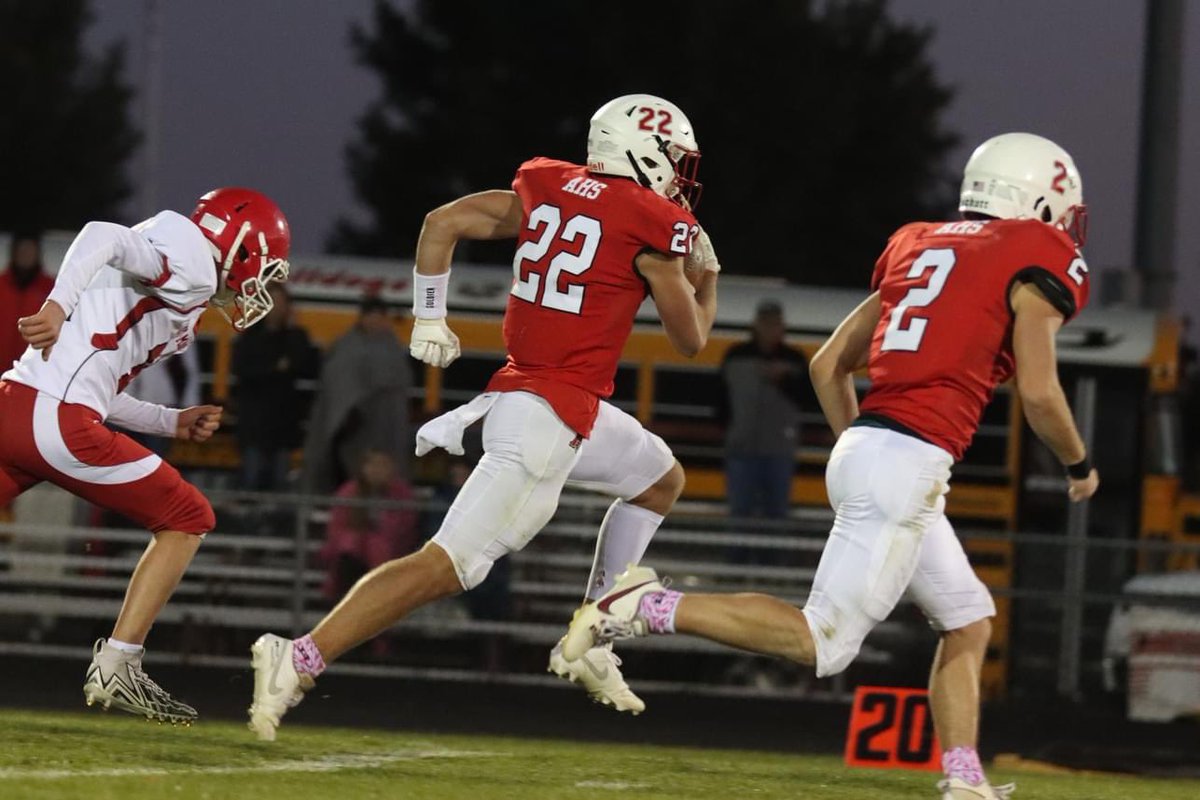 Last nights FIRST HALF stats:
Rushing yds-241
5 rushing touchdowns 
1 punt return touchdown