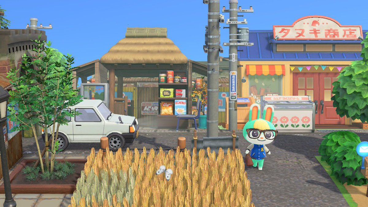 ocyo_acnh's tweet photo. タヌキ商店前〜タヌ商前〜
 #あつ森  #ACNH #AnimalCrossing https://t.co/eSI2TdCujn