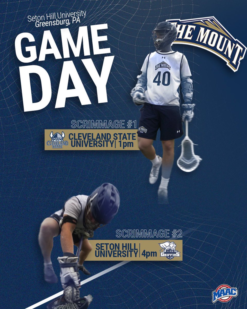 Mount St. Mary's Men's Lacrosse (@mount_mlax) on Twitter photo First test against a different color today.
Today we head up to Greensburg, PA to scrimmage <a href="/CSUVikingsLax/">CSU Lacrosse</a> and <a href="/SetonHillLax/">Seton Hill Lacrosse</a>
Let’s go!
#MountUp #GoMount #ItsJustWork First test against a different color today.
Today we head up to Greensburg, PA to scrimmage <a href="/CSUVikingsLax/">CSU Lacrosse</a> and <a href="/SetonHillLax/">Seton Hill Lacrosse</a>
Let’s go!
#MountUp #GoMount #ItsJustWork