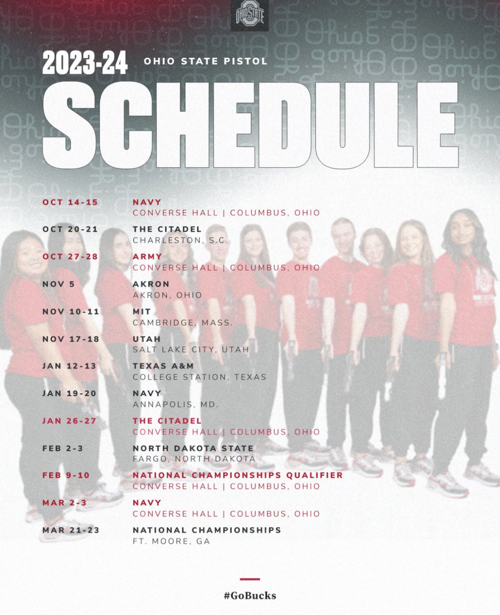 Ohio State Pistol tweet media