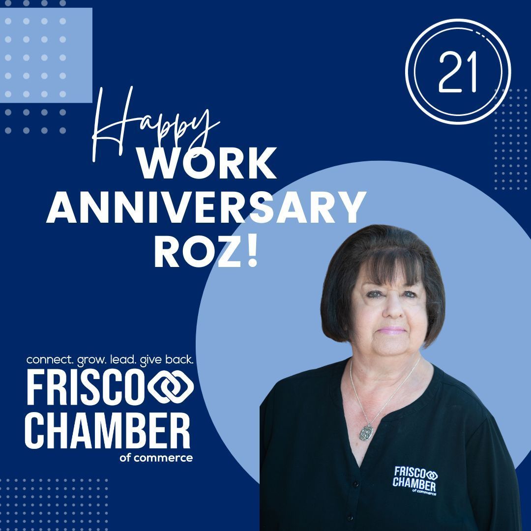 Happy 21st Work Anniversary to our amazing Office Manager, Roz Righetti! We appreciate you, Roz!!