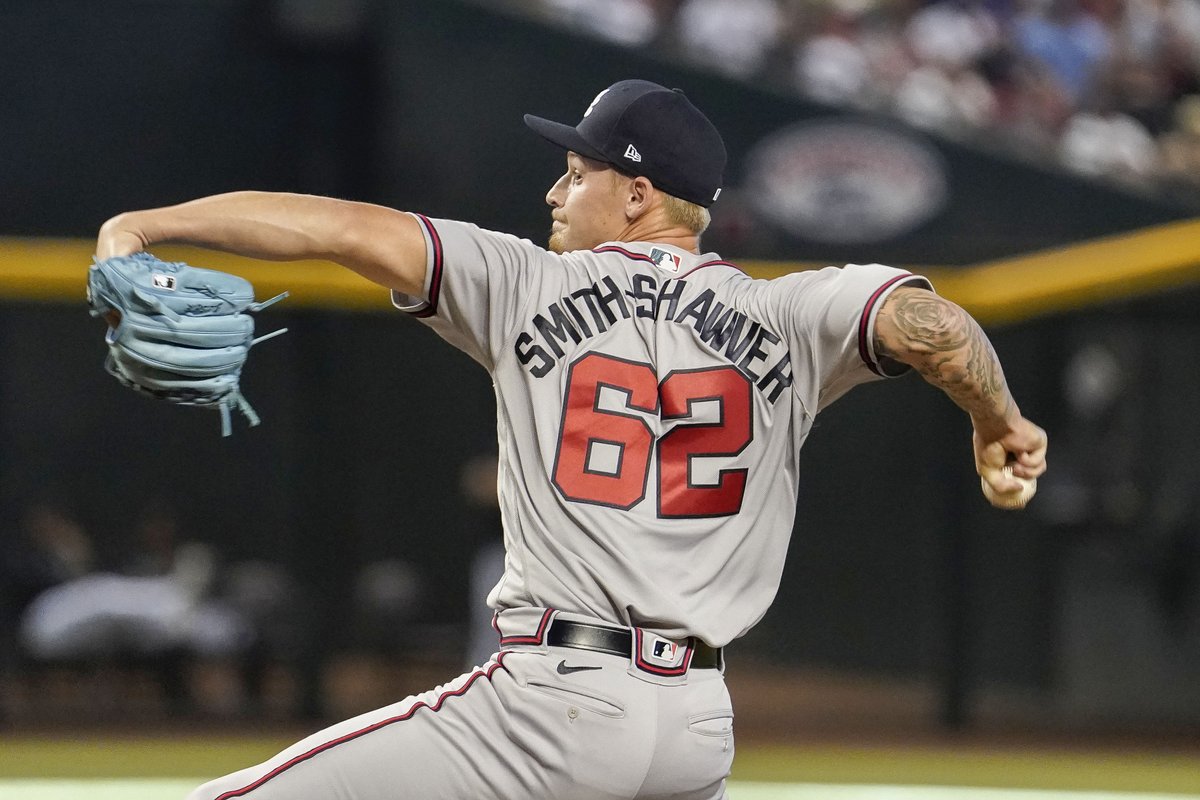 Braves No. 1 prospect (MLB No. 53) AJ Smith-Shawver has made the NLDS roster.

More details: atmlb.com/48Lx5ao