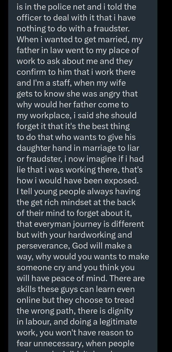 Yahoo boys, yahoo girlfriends or wives. This message is for you. And for those who plan to go into illegitimate way of life. If you like, read it. If you like, don't read it. If you come here to say nonsense, I'll insult your papa and block you. God bless the sender 👇.