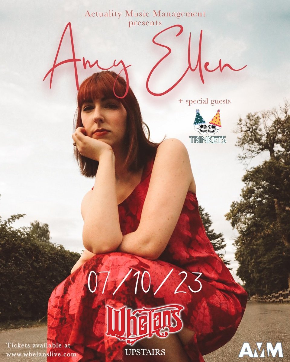 Delighted that 'Dead &amp; Gone', the new single from Amy Ellen, has been chosen for the BBC Music Introducing playlist.
You can catch Amy tonight, upstairs in Whelan's, with support from Trinkets.

#AmyEllen #Dead&amp;Gone #gig #Whelans #Single #LatestRelease #NewMusic #Music #LiveMusic