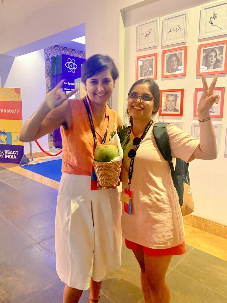 ssurabhi10's tweet photo. Got the Na-real Award @react_india for the Best Dressed Person!
#reactindia2023 https://t.co/dKPNDwBPxy