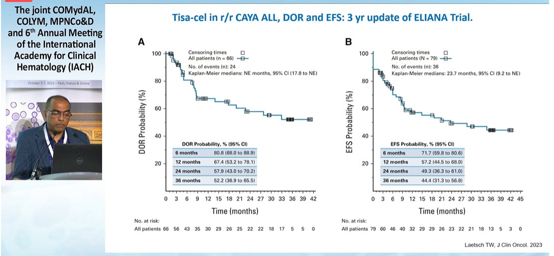 ALL_Hub_'s tweet photo. CONGRESS | #IACH23 | #CoMyDAL @SridharChaganti, @uhbtrust discusses the role of CAR T-cell therapy in ALL and the indications for transplantation according to cytogenetics, MRD risk, relapsed disease, and post CAR T-cell therapy #allsm #leusm #medicalcongress https://t.co/gJru6bQZCr