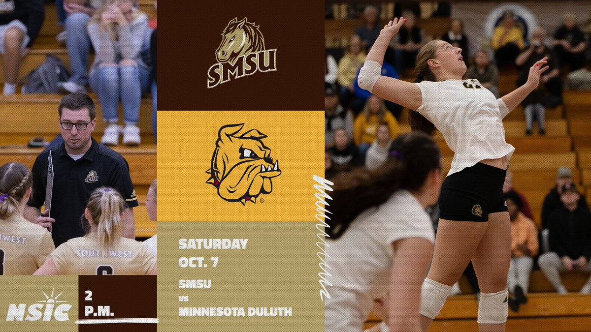 SMSUMustangs's tweet photo. The best day of them all, MATCHDAY! The Mustangs take on the UMD Bulldogs in the SMSU PE Gym today at 2 p.m.
The first 200 students will receive a FREE hot dog! 🌭
📺: https://t.co/B6q18G6isK
📊:https://t.co/Nqa2yttAMb
📻: https://t.co/iaHo55ZeIK
#LetsRide #PackThePE https://t.co/PiE4DhTGCQ
