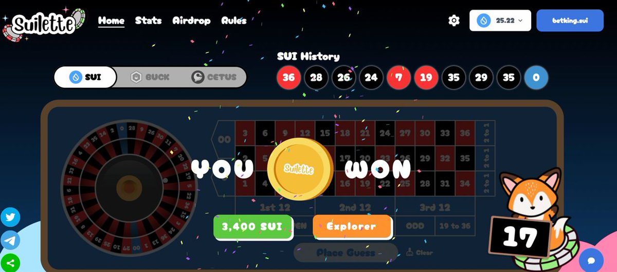 So <a href="/FuddiesNFT/">Fuddies</a> sent their hodlers to 0, but as a casuino our users are sending our own bankroll to 0 😭😭

- posted in our TG chat by cryptoboi
#roulette