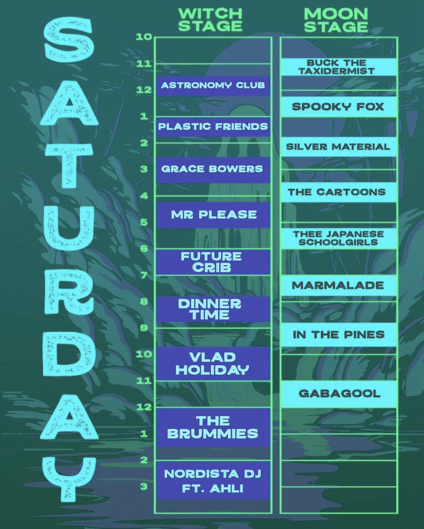 Tonight we enter the realm of spoop. 9PM on the Moon Stage