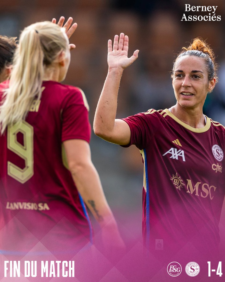 𝗟𝗲𝘀 𝘁𝗿𝗼𝗶𝘀 𝗽𝗼𝗶𝗻𝘁𝘀 𝗮𝘃𝗲𝗰 𝗹𝗮 𝗺𝗮𝗻𝗶𝗲̀𝗿𝗲 ✅🔥

Servette surclasse Saint-Gall à l'Espenmoos sur le score de 4 à 1 ! 👏

#NotreVilleNotreClub