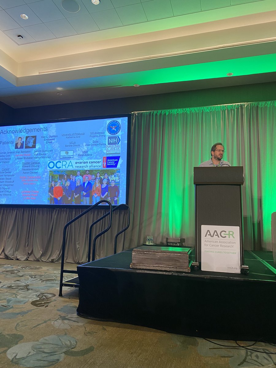 Congratulations Dr. Ben Bitler on AACR plenary.  TDO2/IDO1 inhibitors for attenuating the chemotherapy induced remodeling of ovarian tumor microenvironment <a href="/CUGynOnc/">University of Colorado, Gynecologic Oncology</a> <a href="/bitlerlabucd/">Ben Bitler</a>