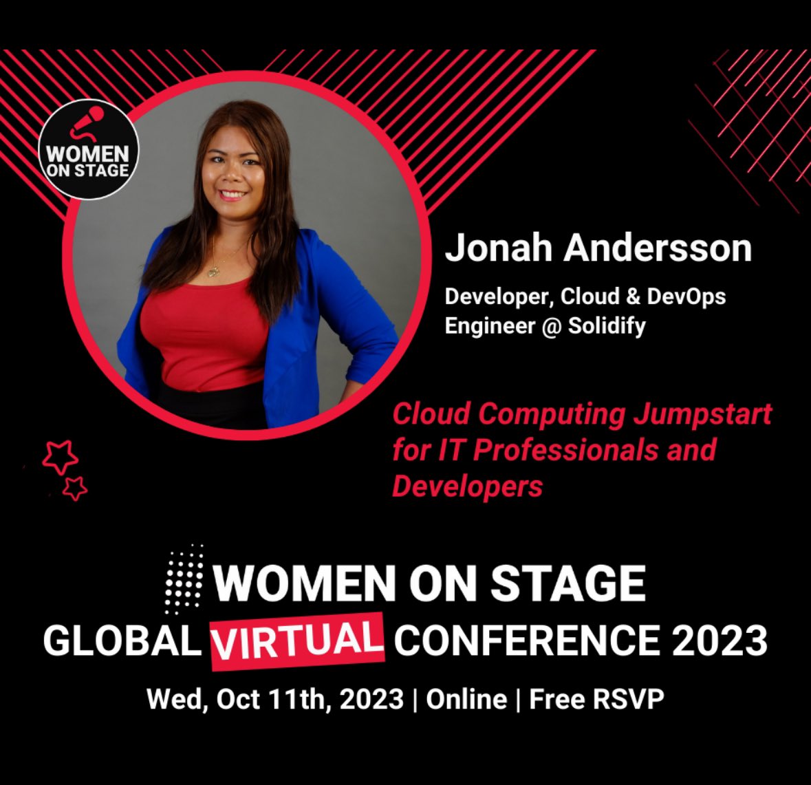 cjkodare's tweet image. My talk about cloud computing for IT professionals and developers at @womenonstagenet Global Virtual Conference is coming up! ☁️
More info and other great sessions on 🔗 womenonstage.net/global-virtual…
#womenonstage #clouddevelopment #azure #womenintech