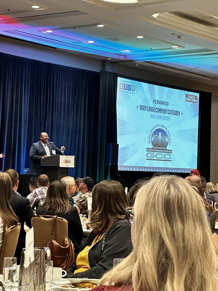 gcc_jsample's tweet image. Day 45- Was honored to accept the Best Places To Work in the Sacramento Region award! GCC is a 7x Winner and this year we ranked! Proud to lead such a great organization! #gcclevelup #elevateourimpact #proudgccsupt
