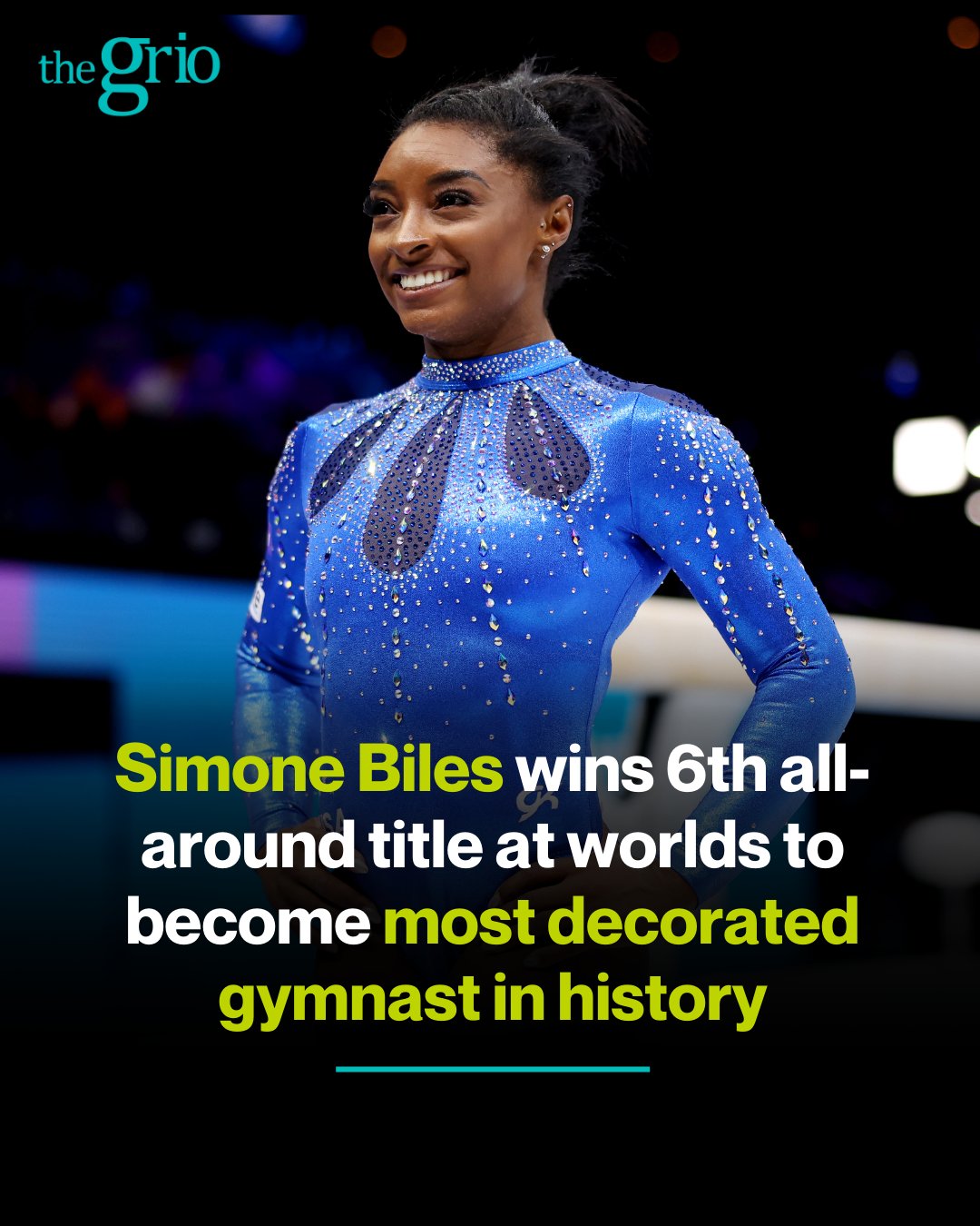 Simone Biles Wins 6th All-Around Title at World Championships