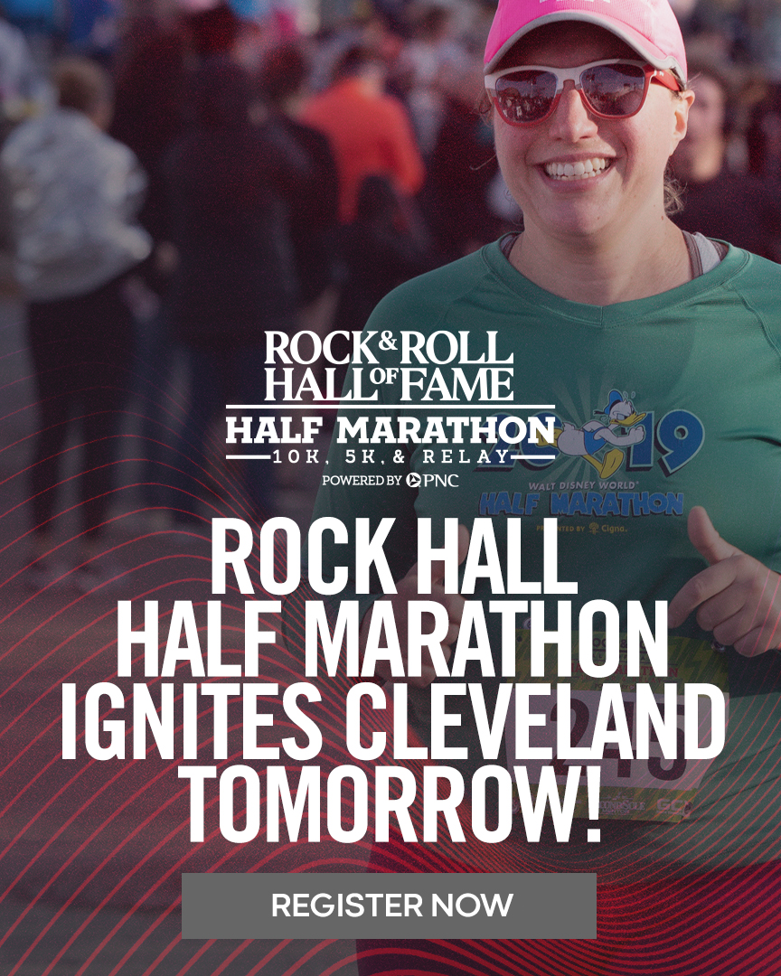 TOMORROW is the day we've all been waiting for — the Rock Hall Half Marathon powered by <a href="/PNCBank/">PNC Bank</a> takes over Cleveland! 🏃‍♂️🏃‍♀️ 

For more information and last-minute registration head to rockhallhalfmarathon.com NOW and let's make tomorrow unforgettable!
