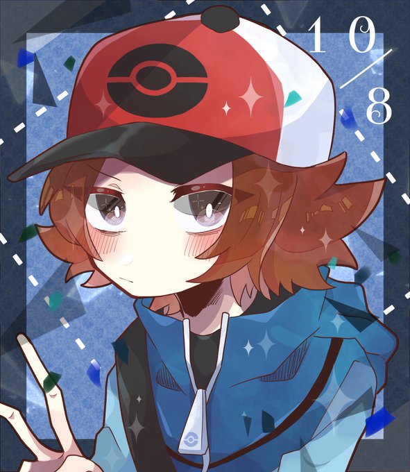 「トウヤ(ポケモン) 茶髪」の画像/イラスト/ファンアート(新着)