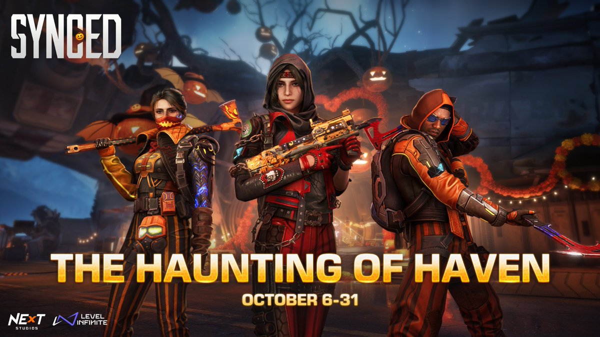 Ooh it's spooky season again 👻🕸️
 
We'll be celebrating by playing <a href="/SyncedTheGame/">SYNCED</a> first seasonal event! Join us in the Meridian where The Haunting of Haven is happening now 'til Oct. 31!
 
Don't miss out on the treats!
 
Play #SYNCED for free💥lvli.li/SYNCEDsteam