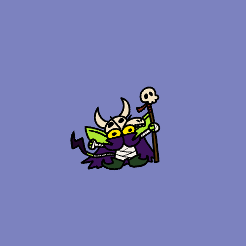 GoblinPink's tweet photo. gracious, this goblin speaks with such a screech that he'll send shivers down your spine! (prompt 7: necromancer💀 #gobtober #gobtober2023) https://t.co/puednteXgx