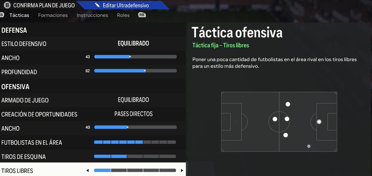 JuniorSintress's tweet photo. 📋MIS TACTICAS PARA LA 4-3-2-1 - EA FC 24

Les comparto la Segunda de las 4 Tácticas que estoy empleando más este Año en EA FC 24 en Next Gen. Si recién comienzan y les cuesta más Defender, les recomiendo más la 4-2-3-1 que están en la Sección Destacados en mi Perfil, pero si defienden Mejor y quieren generar más Oportunidades pueden utilizar esta Formación que les comparto a continuación:

📋 Tácticas defensivas:

🔹Tal como indiqué en las Tácticas anteriores, siento que este Año es necesario Defender algo más Adelantado, por ello busco una Profundidad Defensiva entre 60 y 65, en mi caso suele ser 62 o 63, y a Nivel de Anchura compacto un poco más la Defensa con un Ancho entre 40 y 45, en mi caso suelo elegir entre 42 o 43, esto debido que uno de mis Laterales apoya en Ataque, y uno ayuda más en Defensa

🔹 Y en Estilo Defensivo lo mantengo en “Equilibrado”, especialmente para mantener en sus puestos mis Líneas Defensivas, y evitar adelantamientos y generación de espacios para el rival.

📋 Tácticas ofensivas:

🔹A Nivel Ofensivo mantengo un Armado de Juego “Equilibrado” para mantener la Formación de Juego, pero hago un Cambio en la Creación de Oportunidades donde utilizo “Pases Directos” debido a que como verán más adelante, busco Ganar las Espaldas con mis Jugadores de Ataque

🔹A Nivel de Ancho suelo colocarlo en 40, especialmente para tener a mis Delanteros más cerca entre sí, para Generar Combinaciones entre ellos.

🔹En Jugadores en el Área, suelo mantenerlo en 6, donde jugaría con 3 delanteros, un Mc que se ayuda por momentos al ataque, un lateral que se suma por momentos para generar más combinaciones, y alguno de los dos Mc más defensivo que pueda rematar desde lejos alguna jugada
 
🔹En los Tiros de Esquina suelo Jugar con 2 Puntos para buscar generar más Oportunidades, y 1 en Tiros Libres donde por lo general busco un Remate Directo o un Centro más Directo

📋 Instrucciones:

🛡️ Los Defensas suelo dejarlos por defecto, que no suban, y mantengan su puesto.

🛡️ En el caso de los Laterales el de características más Defensivas suelo indicarle que se “Quede Atrás al Atacar”, y el que vea que más Aporta en Ataque le Asignó un “Ataque Equilibrado”

🧤Respecto al Portero, suelo Indicarle 2 Instrucciones, que salga a los Centros y juegue de Libero para cubrir algún Espacio en Defensa.

⚖️ En el Mediocampo, los 2 Jugadores con Mayor aporte en Defensa, les indico “Quedarse Atrás” y “Cubrir el Centro”. Y el Mediocentro que mas apoye en el Ataque, le dejare un “Ataque Equilibrado” y que “Cubra la Banda” en Defensa para que Apoye al Lateral que pueda Subir

⚡️A mis 3 Delanteros les indico “Ganar la Espalda” en sus Carreras Ofensivas para aprovecha la Instrucción de Pases Directos

⚡️Y a mis 2 Delanteros Extremos les indico “Quedarse en el Centro”, esto debido que tengo un Lateral que puede sumar en Banda, y el Mc que también Apoya al Subir. Se que algunos pueden buscar que se Abran por las Bandas, pero me acomoda más que estén cerca los 3 Delanteros para Combinar

➡️Espero que les ayuden estas Tácticas Alternativas, como indicó hay que saber Defender un poco Mejor, pero ayudan Bastante en la Generación de más Oportunidades. Y como indicaba durante el Juego suelo ir cambiando entre 4 Formaciones según Rival y el Estilo de Juego que se necesite 👍🏻

❤️/🔁+Contenido