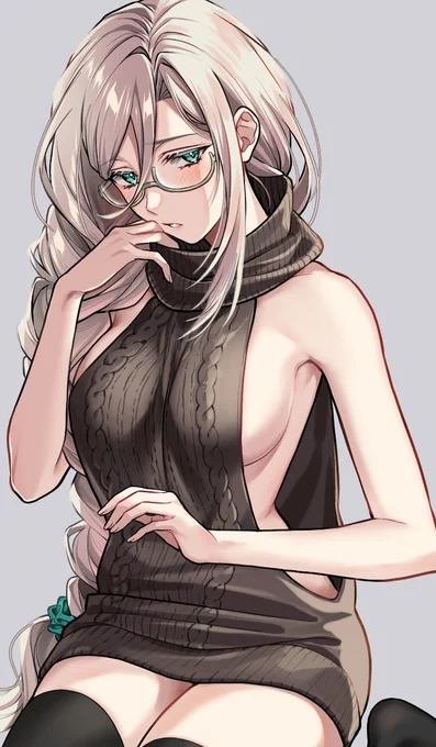 最近寒いからセーター着て。2 #AmareAtelier It's getting colder these days, so let's get them to wear sweaters.