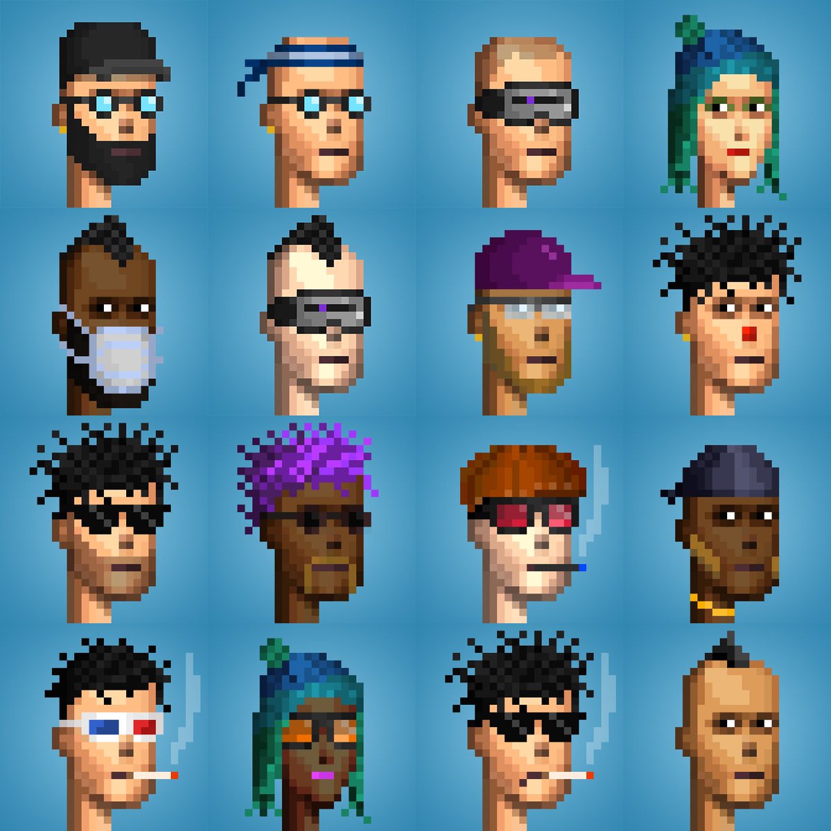 ekiwxyz's tweet image. My @punks2023 collection 🫡 show me those #punks2023 if you got any 😎 #punksbuiltdifferent