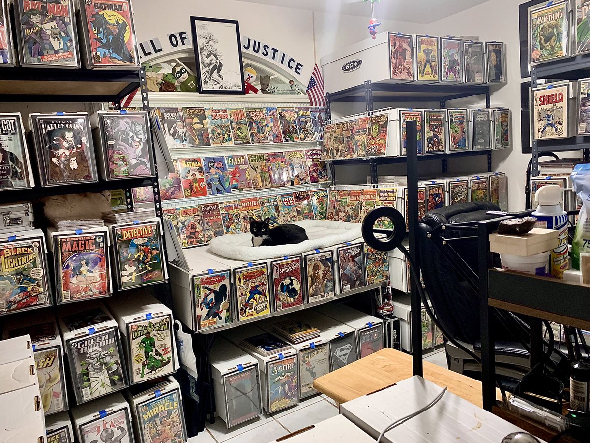 OLD COMIC BOOK DAY WEEKEND
It’s going to be a busy weekend, but tomorrow night the crew from the Not Near Mint YouTube show will be joining <a href="/ComicsWhack/">Whack Comics</a> at 9pm Eastern on Sundays!
😻
youtube.com/live/1spuDAYHK…