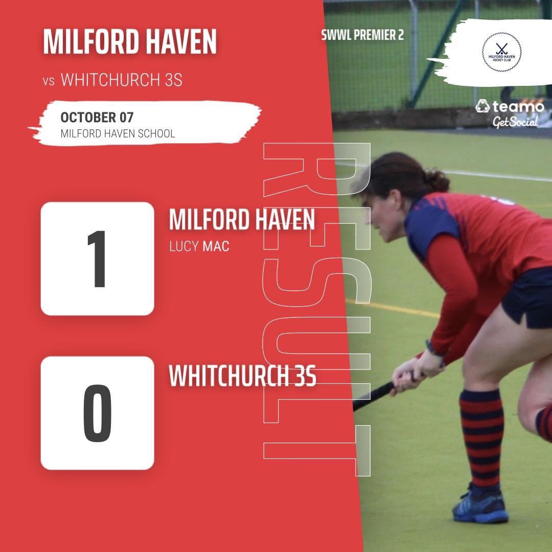 A well fought win for the Ladies in a close battle against @Whitchurch_HC 🏑 Player of the Match - Em Sums