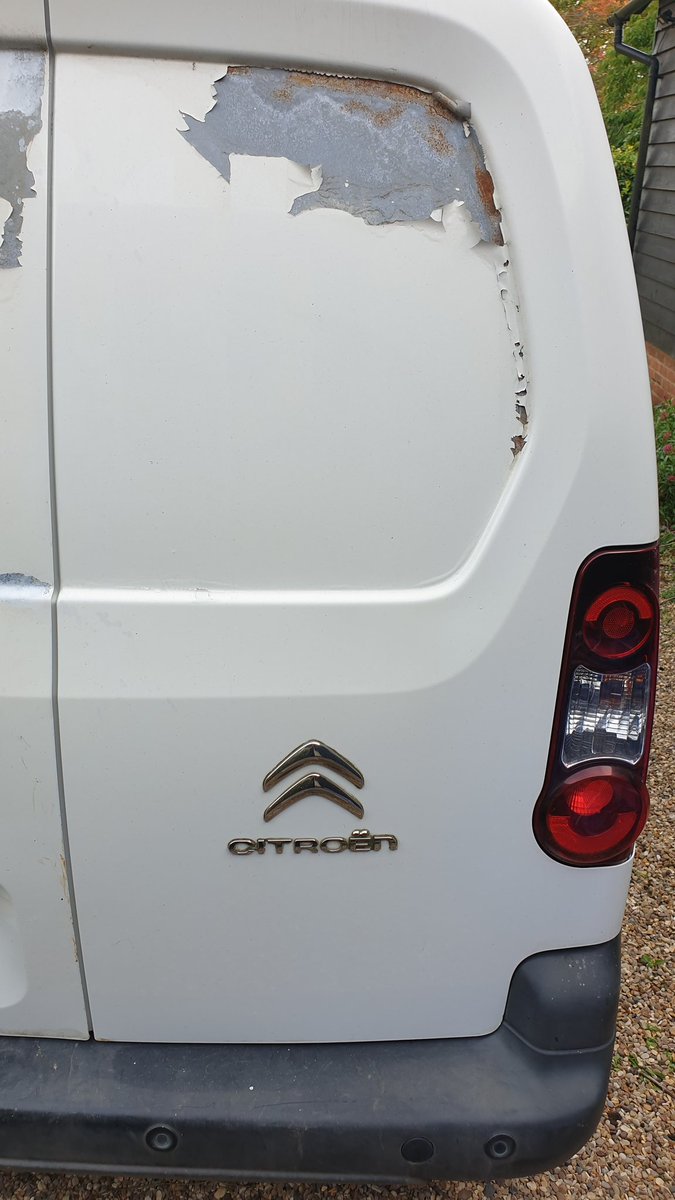 ozzybern's tweet photo. Another day and more paint falling off my @CitroenUK Great feature @CitroenPress Failing to prepare @Citroen results in Pi** Poor Paint https://t.co/FLtoj9GkRh