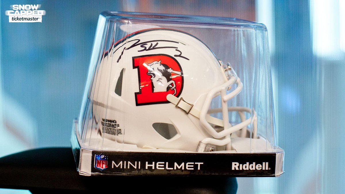 Denver Broncos (@broncos) on Twitter photo RT + follow for a chance to win a #Snowcapped mini helmet signed by <a href="/PatSurtainll/">Patrick Surtain</a> 🥶 RT + follow for a chance to win a #Snowcapped mini helmet signed by <a href="/PatSurtainll/">Patrick Surtain</a> 🥶
