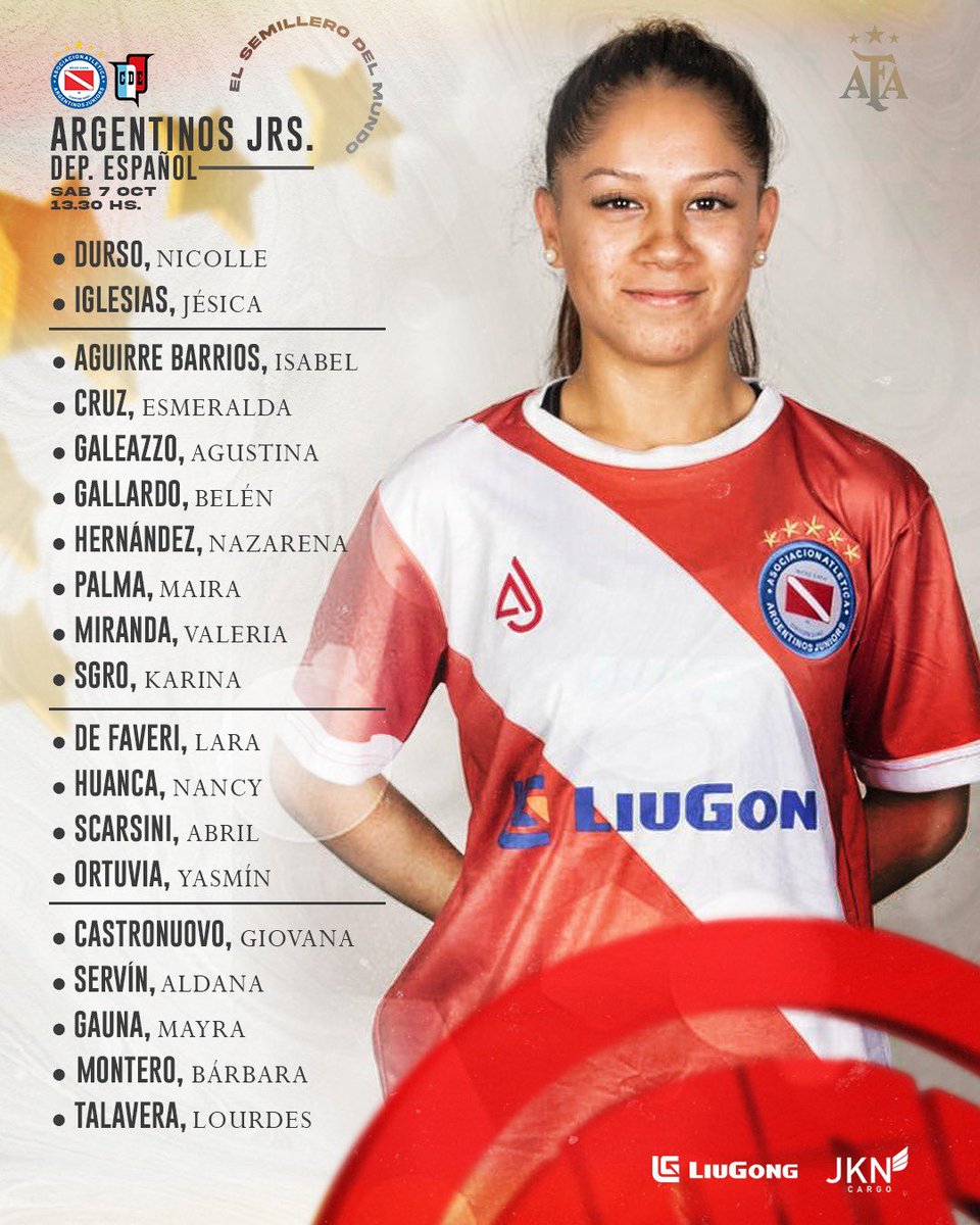 📌Ellas son las convocadas del DT Leandro Sequeira para recibir a Dep. Español en casa💪🏻🐞

Lxs esperamos a todxs en el CEFFA✊🏻🇦🇹♥️

¡Vamos Bichas! ¡Vamos #AAAJ!