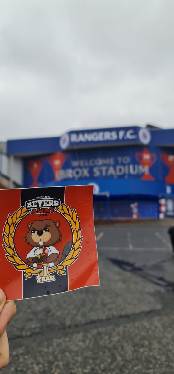 beversaway's tweet photo. 📍Glasgow ❌❌❌🦫 #ajax #afca #beversaway #ajaxstickers #ibrox #RangersFC https://t.co/Yt0dowHi7M