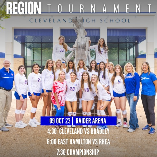 clevelandhightn's tweet photo. It's post-season! Let's #RingItAgain! Come out and support the Lady Raiders! https://t.co/Y3Cztpqk6u