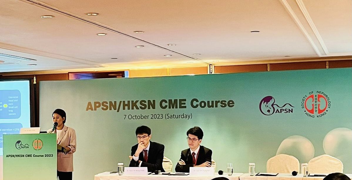 Thanks to @drkmchow1 @GChanTweets who organised this successful APSN/HKSN CME course 🎉 Fruitful course from xenotransplantation, practical tips to deal with consultations from oncology ward, to interesting GN cases 👍🏻 @Apsn_eph @sydney_tang @muhgeot