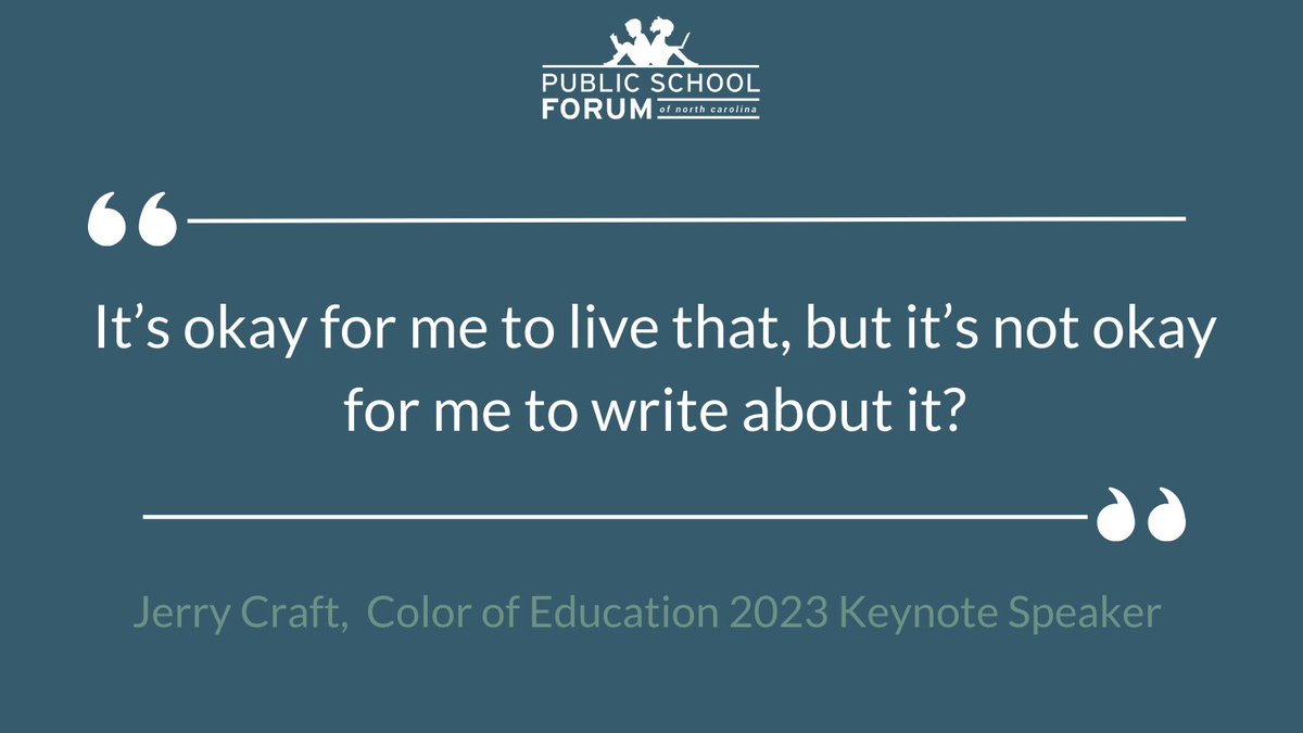 theNCForum's tweet image. #COE23 During this morning’s keynote address @JerryCraft is speaking about setting expectations through children’s literature and his struggles to publish diverse Black stories, including backlash via book bans.