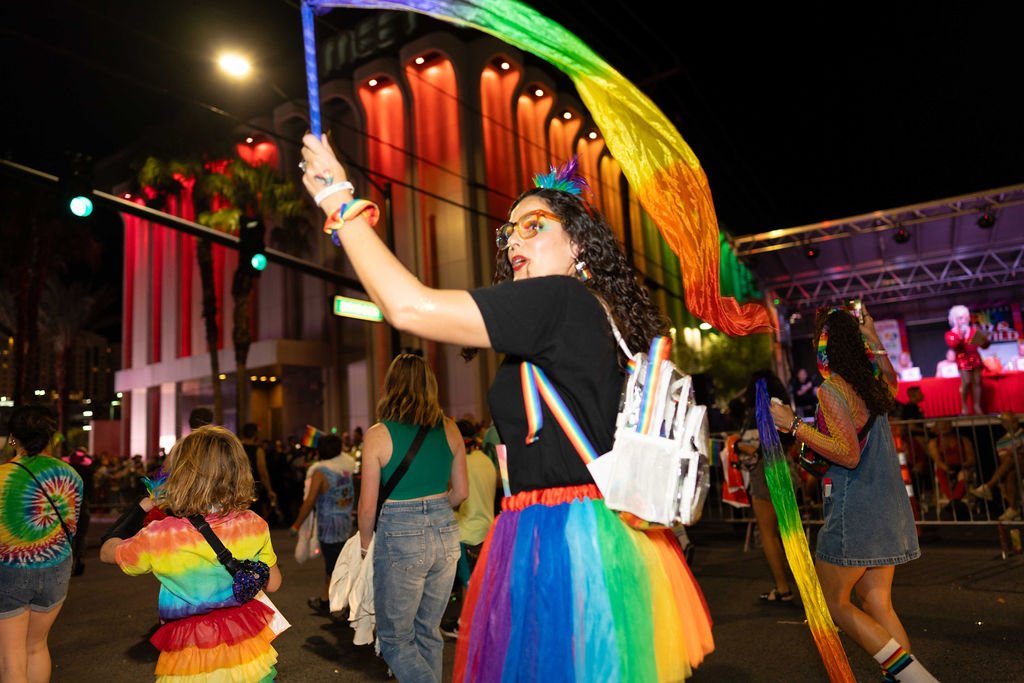 PRIDELasVegas's tweet photo. Thanks for joining us at the #lasvegaspride parade last night! Meet us at Craig Ranch Park for the festival today! Gates at NOON!

https://t.co/gY7byzpPaR https://t.co/wLO2y5g3Q6