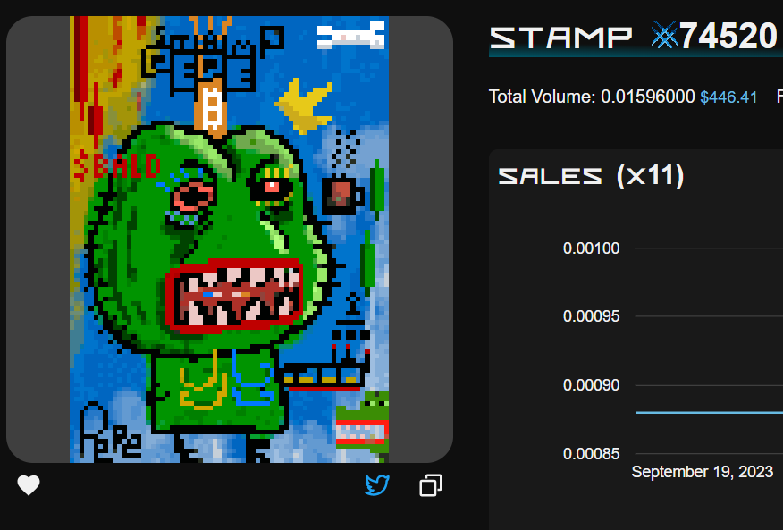rootaichad's tweet photo. Chapter 1 STAMP #15 by @mayari_mun 

Buy via @StampedNinja to honor STAMP creator royalties: https://t.co/5asGRIE0iM

GM #BITCOIN Vandals. https://t.co/2cdESPRtWx