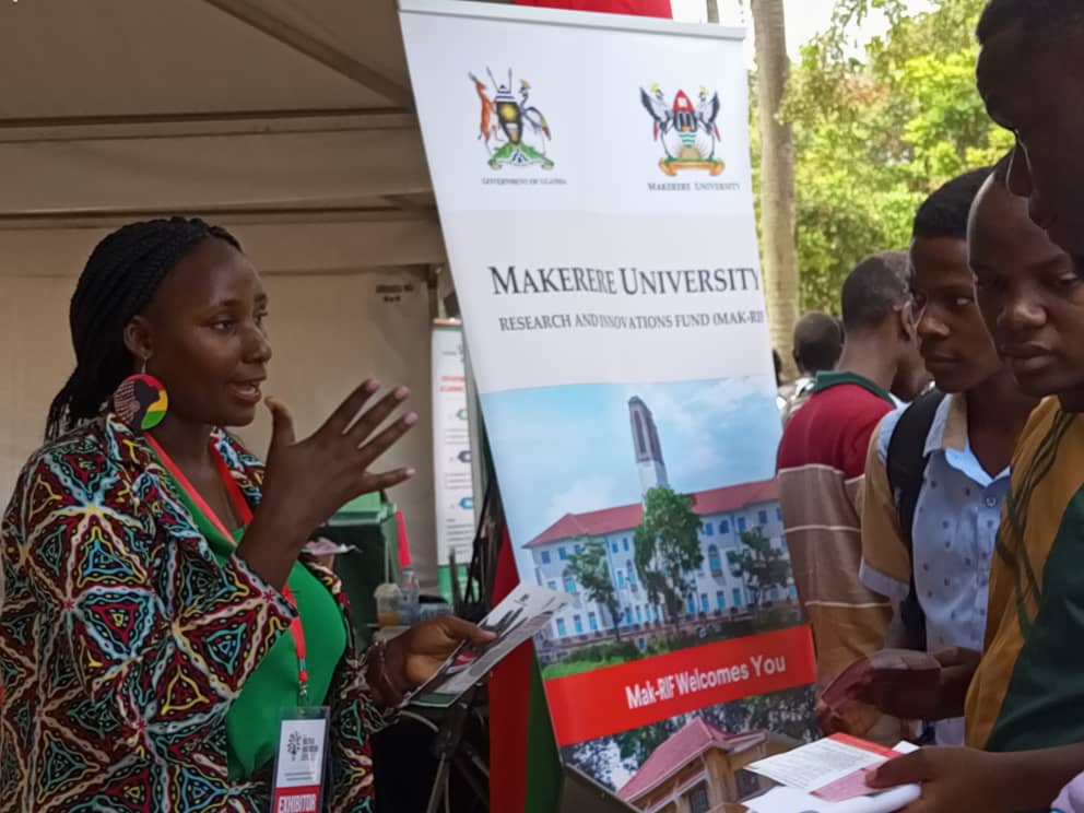 The KISH Project team at the two-day inaugural Makerere #YouthInnovationExpo23. For youth to ably innovate, and move this country forward, there must be a sexual harassment (SH) free environment, and they must be equipped with information and support to prevent & respond to SH.