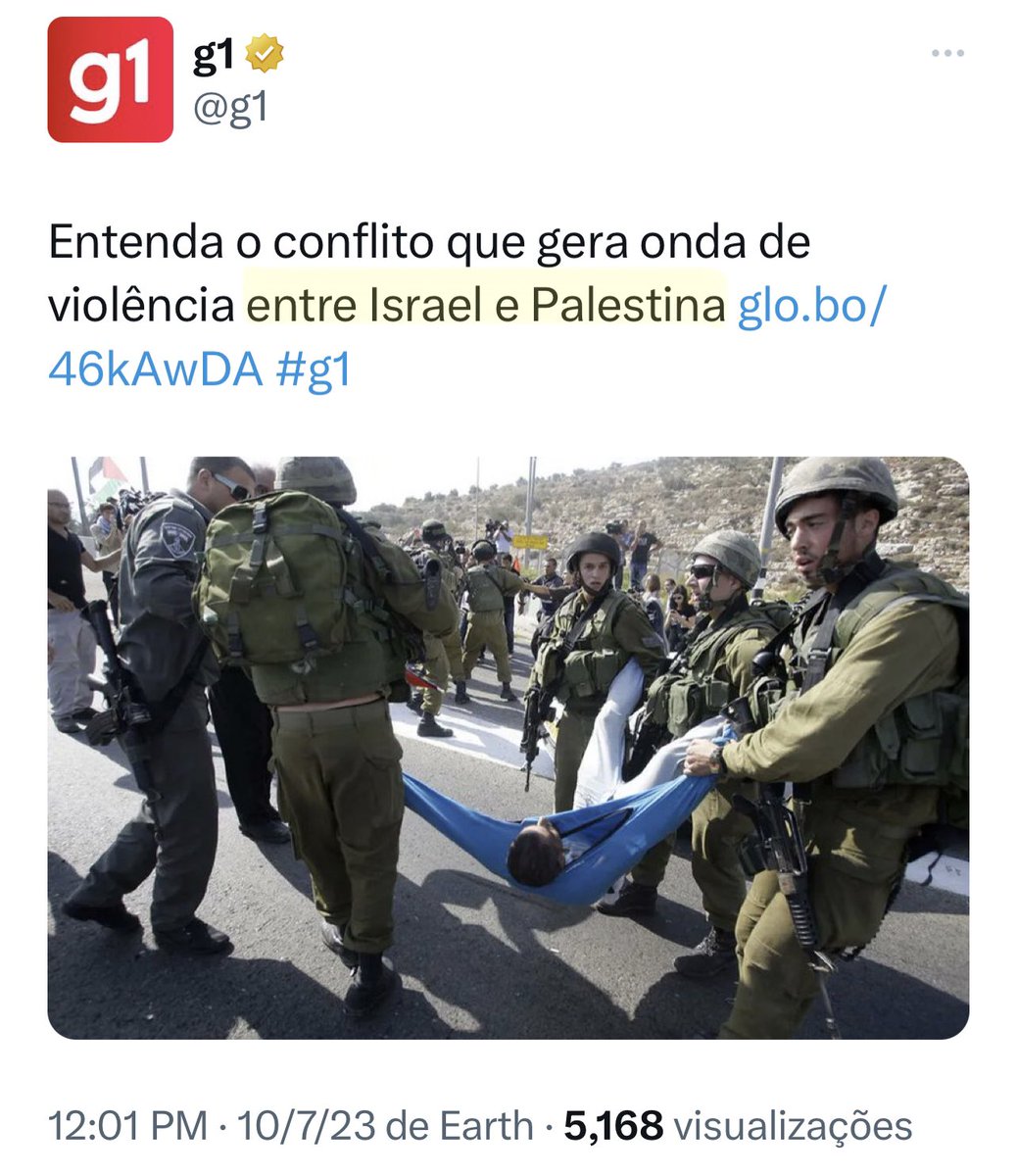 Para o <a href="/g1/">g1</a>, o que houve em Brasília, com pessoas desarmadas, foi um “ato terrorista”. Já o que o Hamas fez é um “conflito”. Digo e repito: há mais virtudes morais numa boca de fumo ou num cabaré do que numa dessas redações da imprensa “profissional” brasileira.
