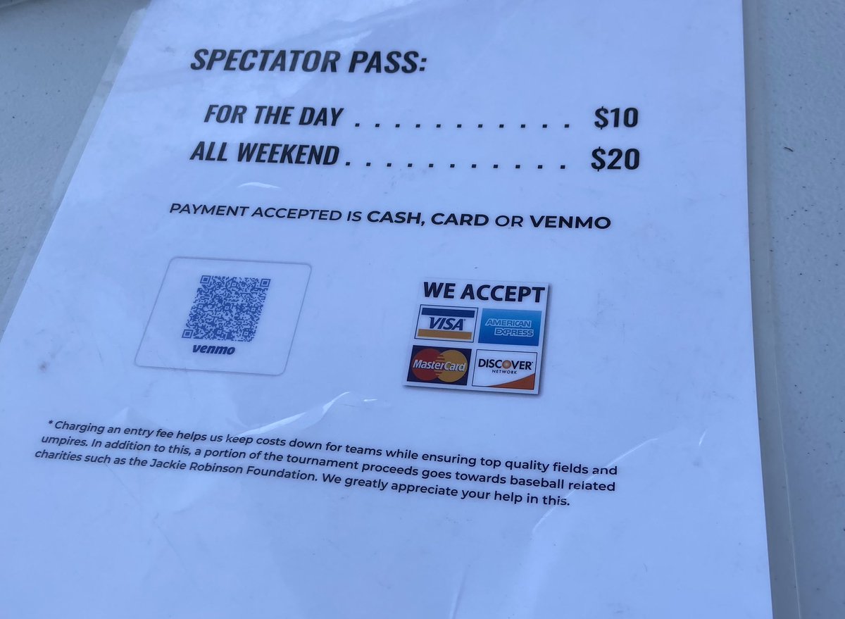 On day one, when I’m elected as your Lieutenant Governor this would be outlawed. No more tournament admission fees for parents who have already taken out a second mortgage so their kid can play “select” ball.