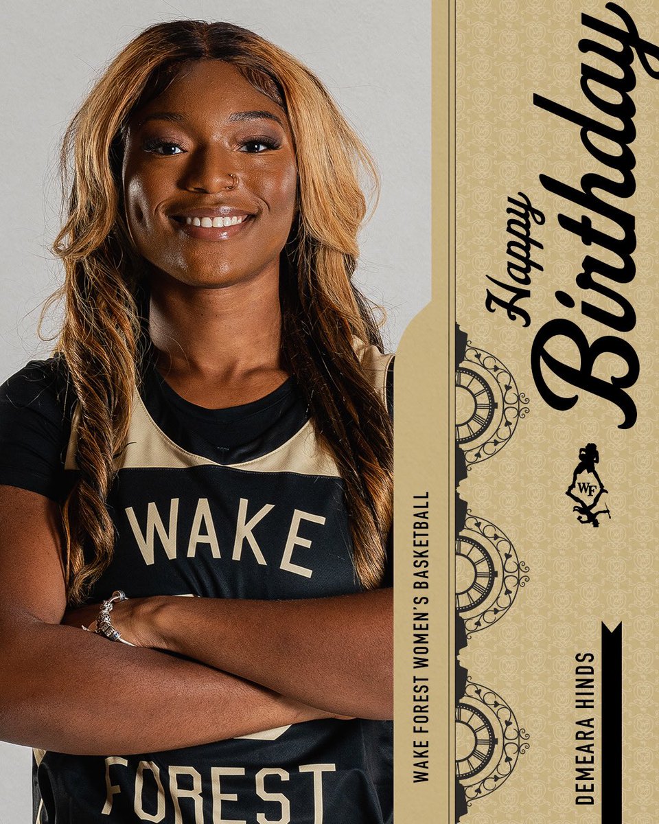 WakeWBB's tweet photo. Help us in wishing @DemearaH a happy birthday 🎈 🎉

#GoDeacs 🎩 https://t.co/BeEyl0h0xO