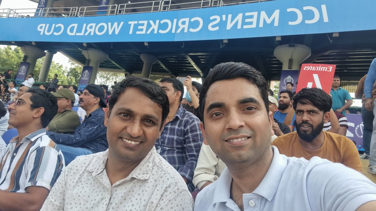 KsharmaLalit's tweet image. 🗨🗨 SA 428 .. Waao batting seen in  stadium..
Thanks #upstox 
#iccworldcup2023